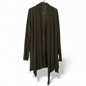 ZARA MAN Black Draped Cardigan Size XL